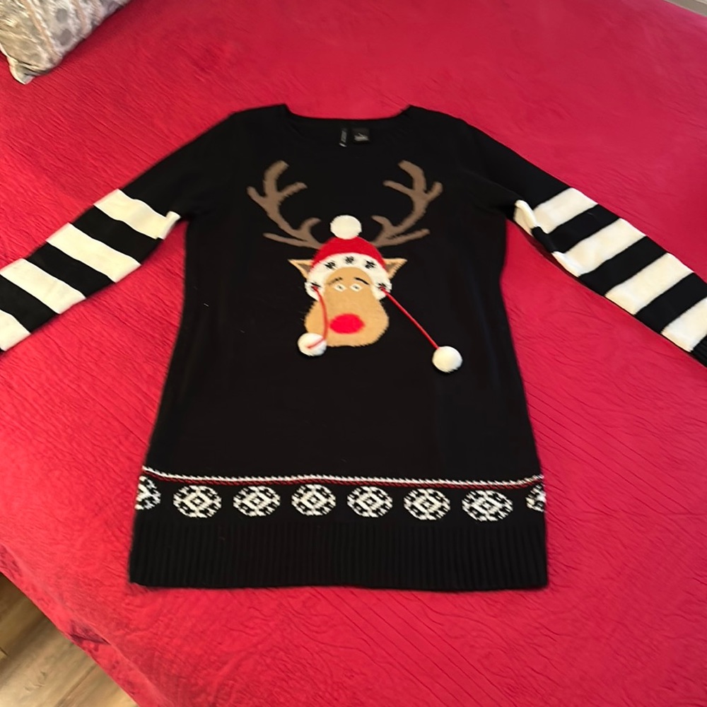 Reindeer Holiday Sweater